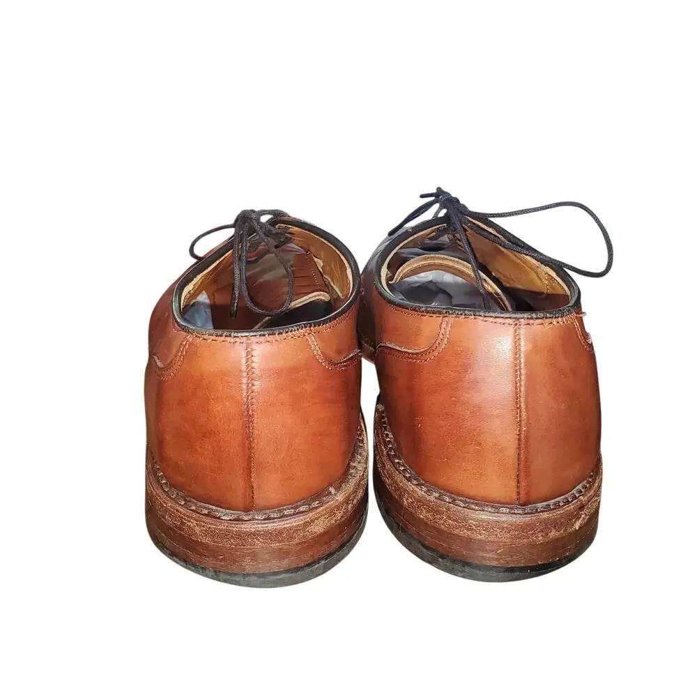 Allen Edmonds Redding Cap Toe Oxford Dress Shoes Men's 7.5 D Brown Leather USA